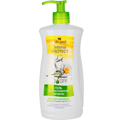 B.J. Bio Spa Гель для интимной гигиены ЭКСТРАКТ РОМАШКИ&МОЛОЧНАЯ КИСЛОТА, 500 мл*16