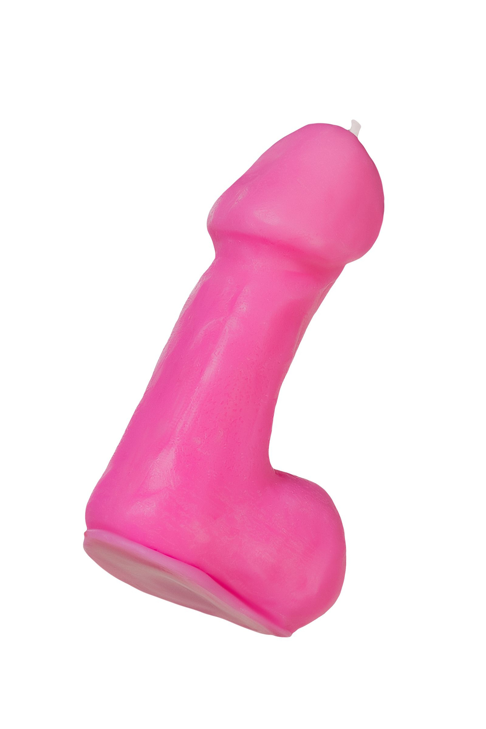 Розовая свеча в форме пениса - 47 гр. (Цвет: розовый)