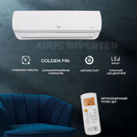 Сплит-система AlfaCool Apus APSI-12CH, инверторная, для помещения до 34 кв.м.