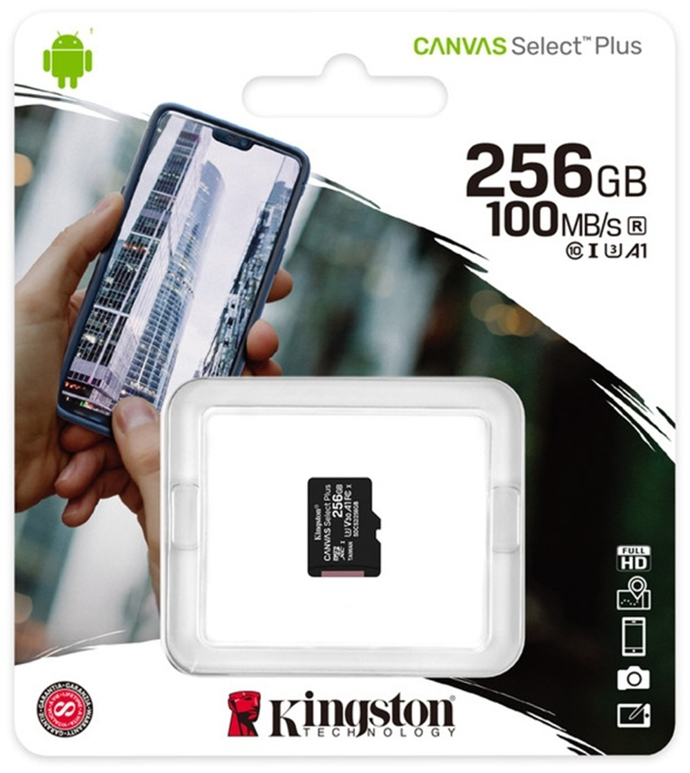 Карта памяти Kingston SDCS2/256GBSP 256 Гб