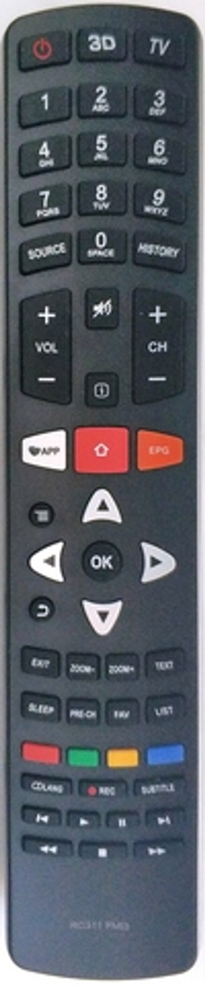 Пульт для TCL / Telefunken/Thomson RC311FMI3, RC311 FM13