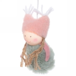 Украшение новогоднее подвесное «Зимнее настроение» 9 см