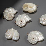 Подвеска из натуральной ракушки, 33,5*23,5мм