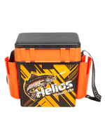 Ящик рыболовный зимний Helios FishBox TROUT оранжевый, с карманами (HS-FB-IML-19-O)