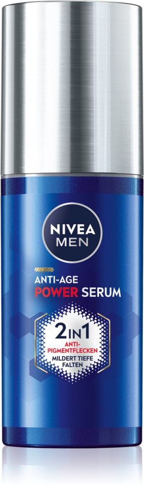 Nivea укрепляющая сыворотка против гиперпигментации кожи Men Anti-Age