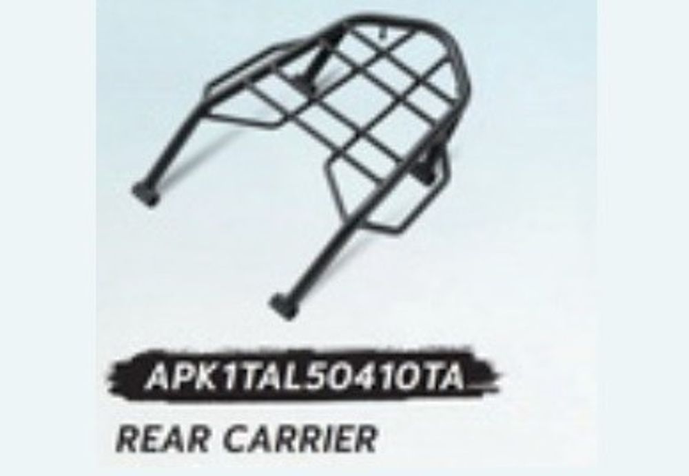 Rear Rack for Honda CRF300L-Rally300. APK1TAL50410TA. H2C Rear Rack. Rack crf300