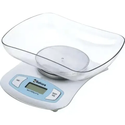 Весы кухон SA-6052S 5кг элек серебр