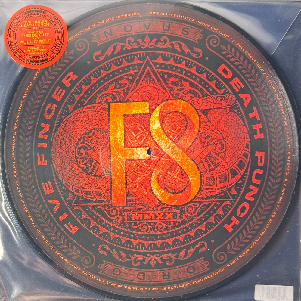 Five Finger Death Punch ‎– F8 2LP (Канада 2020г.) Picture