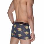 Трусы мужские боксеры черные с принтом "планеты" DARKZONE DZN2074