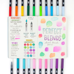 Набор Tombow AB-T Dual Brush 20 Perfect Blends Palette