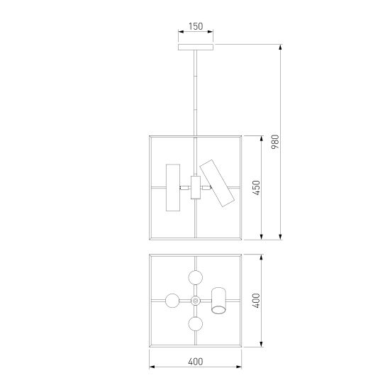 70142/8 / потолочный светильник / хром