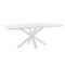 Стол белый лакированный Arya 180x100