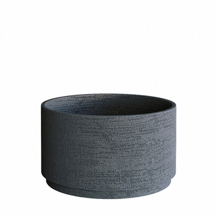 Кашпо CYLINDER XL EROSIA GRAY D70 H75