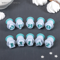 Вырубка пластик. с выталк. "Цифры мини 10в1" 4028046
