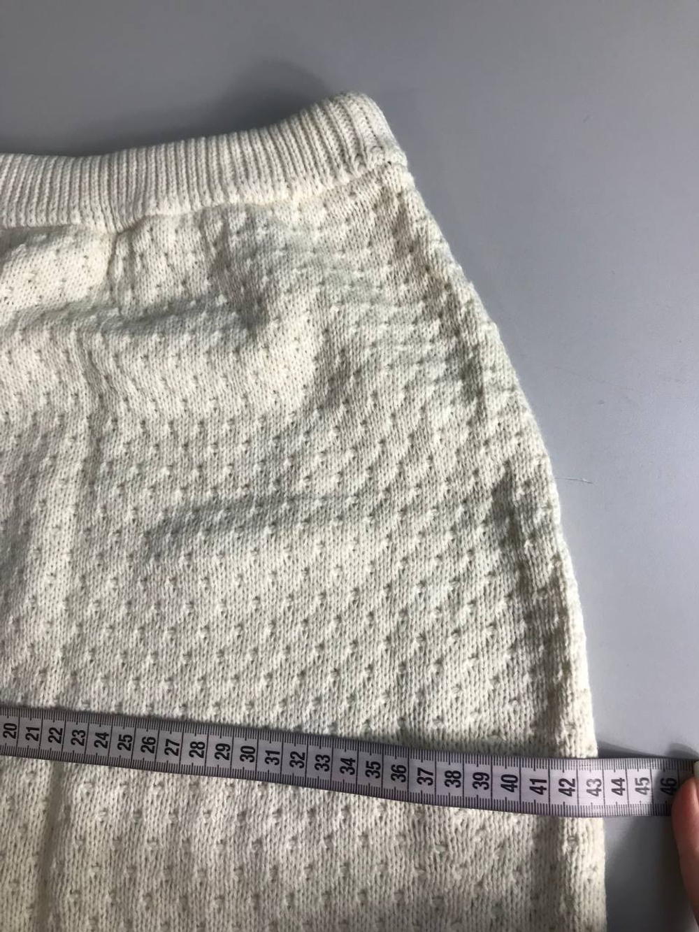 Костюм с юбкой трикотажный, трендовый 44-46 размер