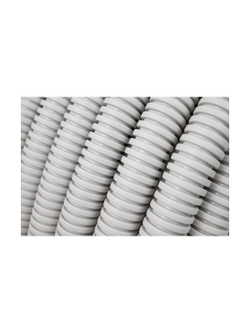 Гофрированная труба ПНД Gigant лёгкая серая D25 с зондом, стойкая к УФ 50м 20125-50GR-GI