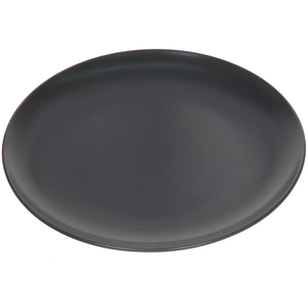 Тарелка керамическая 26см «Матовая глазурь» серая