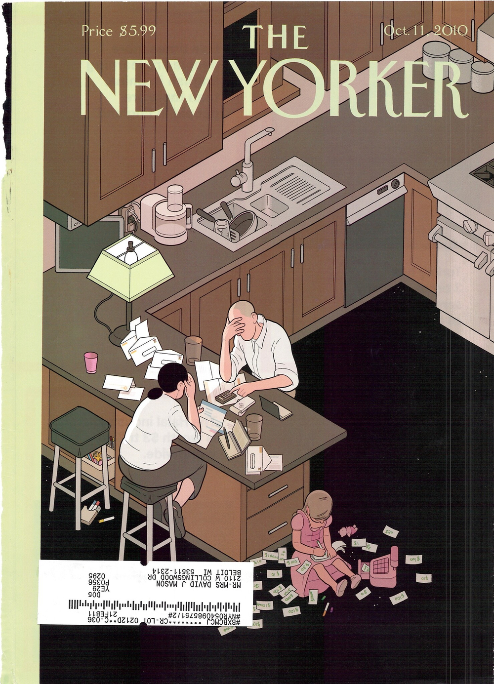Журнал The New Yorker 11-10-2010, обложка