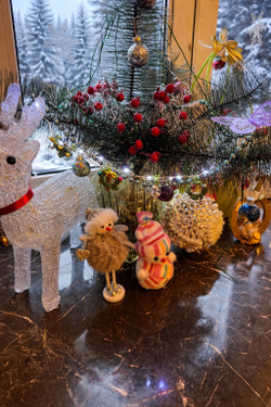 Новогодняя гирлянда своими руками "Новогодний венок"