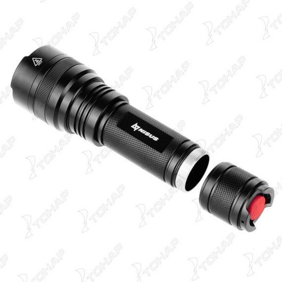Фонарь ручной 1800 LM, IP46, USB (N-FR-L6-GP90) NISUS