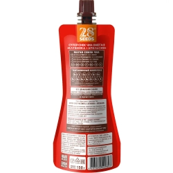 Супер-снек ЧИА ОМЕГА-3 «Клубника + Апельсин» 150 г — состав и пищевая ценность на упаковке