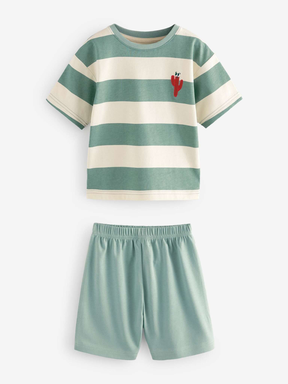 Пижама для мальчика Next E67-674, 3 шт., Красный, Бежевый, Голубой