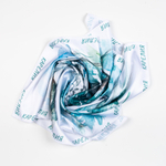 Шейный платок «Полярная сова», 70×70 см