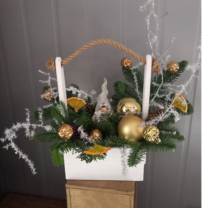 Композиция "Полёт снежинок"