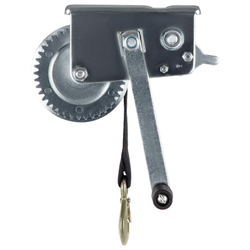 Лебедка шестеренчатая, тяга 0.8 т, ленточная Matrix