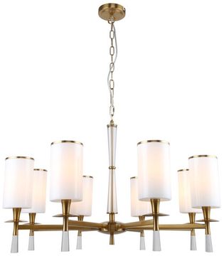 Люстра подвесная 8*Е14 1047/05/08P бронза Leader Stilfort