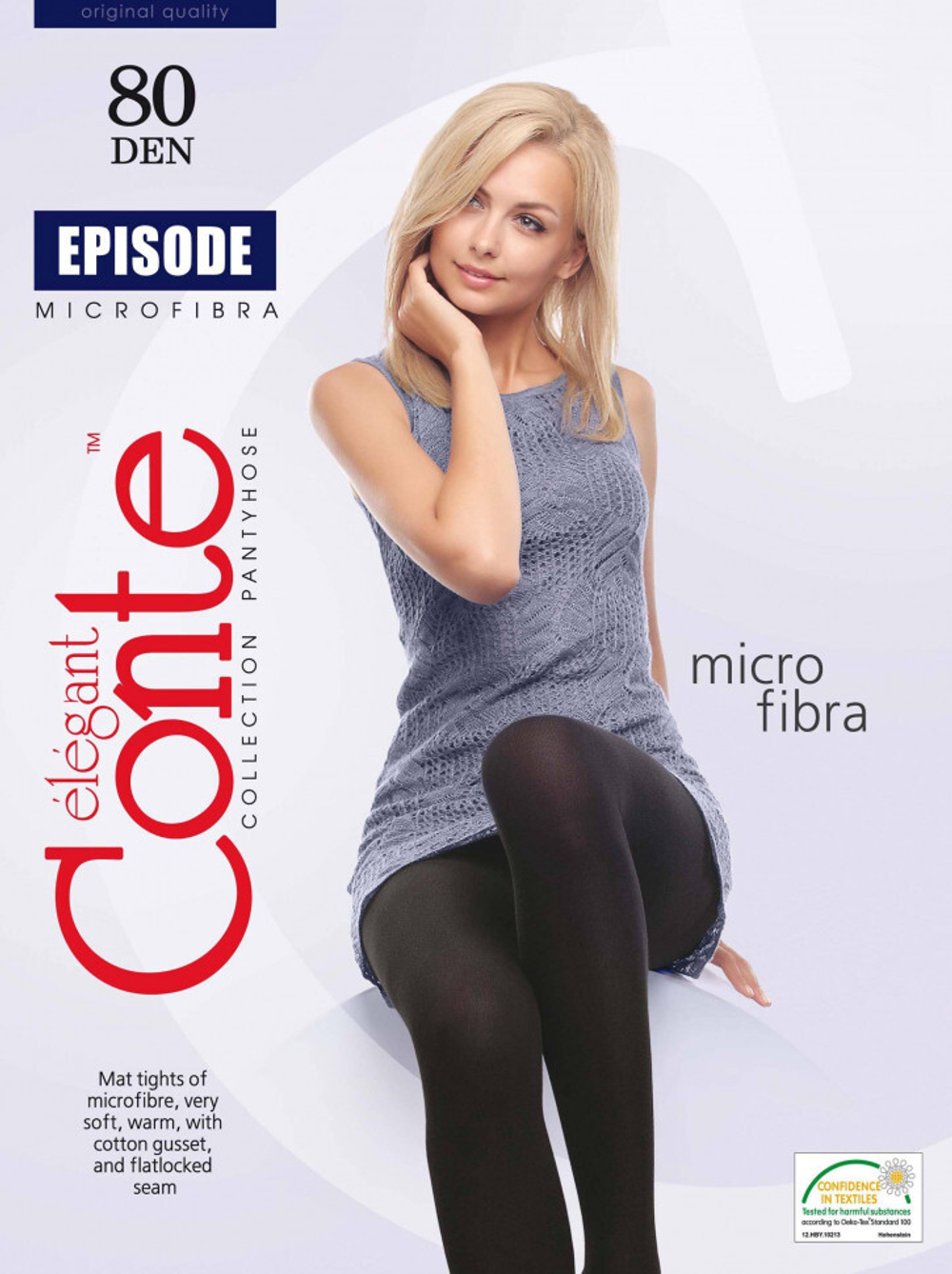 CONTE EPISODE 80 (плотные колготки из нитей микрофибры и Lycra)