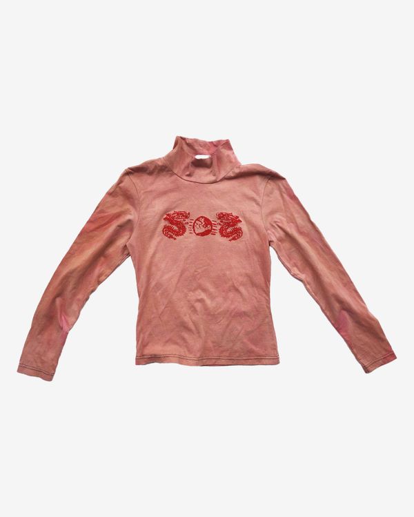 Водолазка Драконий мир Женская Лососевая - фото 1