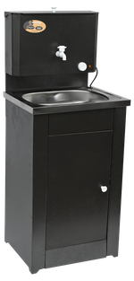 Умывальник дачный "Комфорт" ВИХРЬ с подогревом, нержавейка, серебро