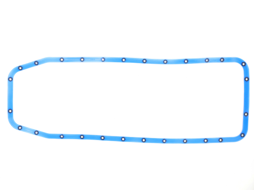 Прокладка поддона маслянного картера КАМАЗ синий силикон с металическими шайбами ПРЕМИУМ (ПТП64)