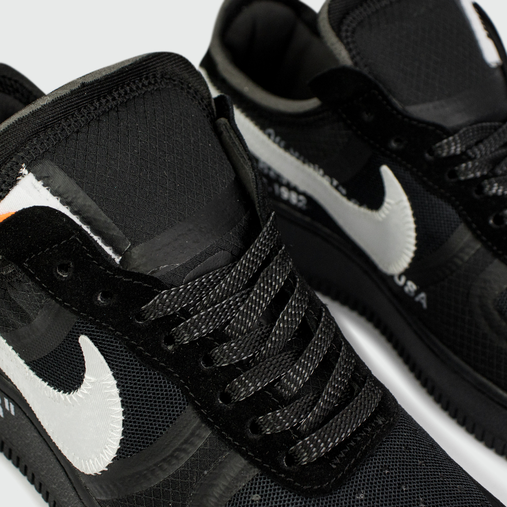 Кроссовки Nike Air Force 1 Low x Off-White Wmns Triple Black