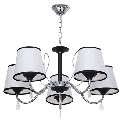 Люстра Салия 5x60Вт E27 хром 60х60х56см