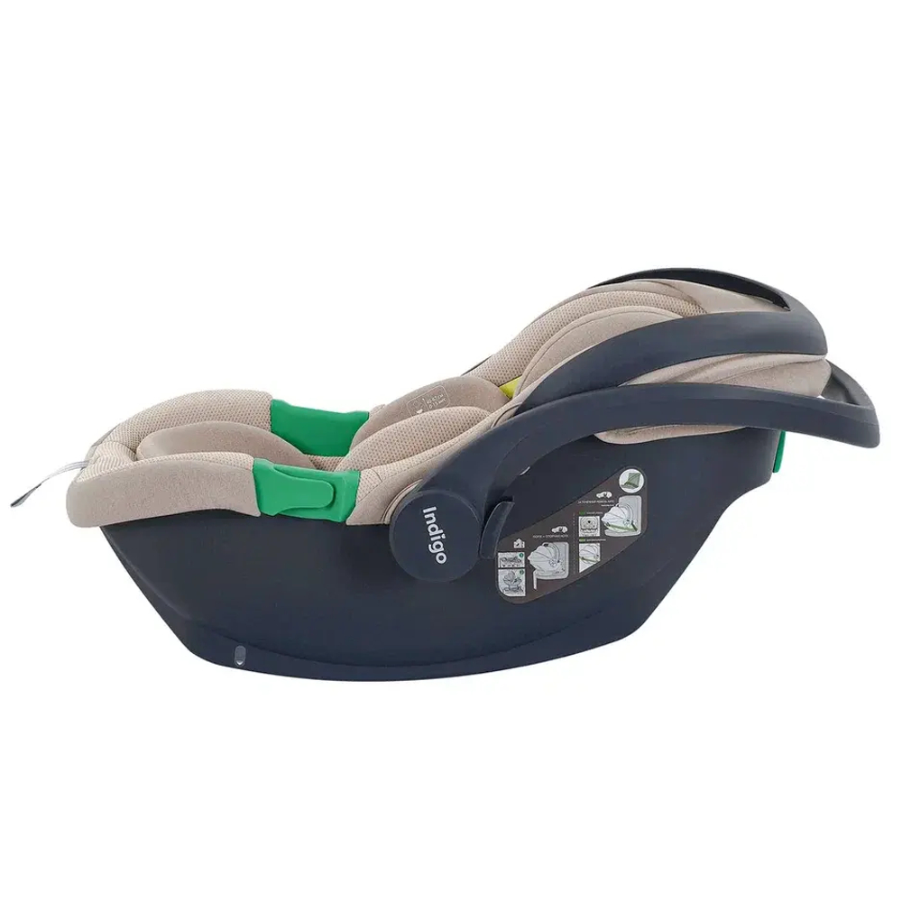 Автокресло Indigo MINKY I-SIZE, группа 0+ (40-87см) бежевый