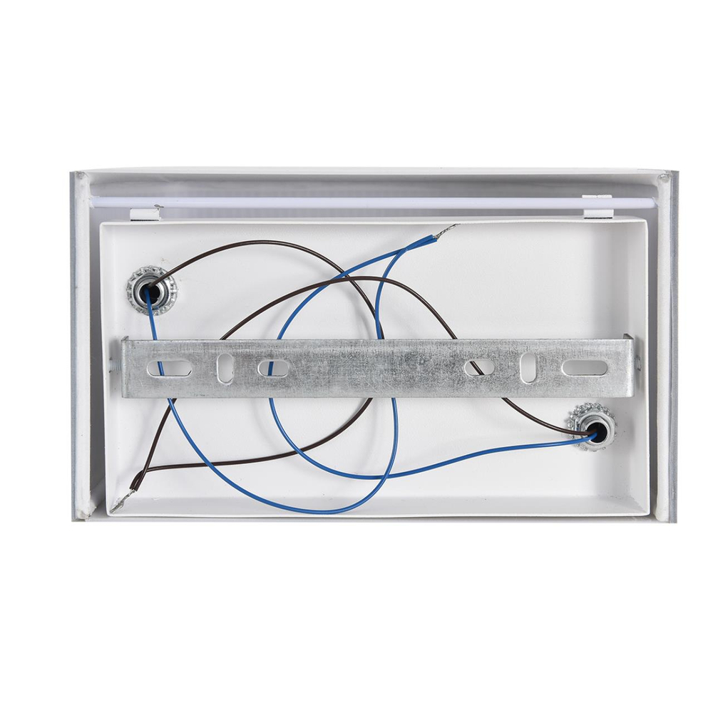 8328/2W MODERNI LN26 425 белый/серый, металл/текстиль/пластик Бра E14 2*40W 220V GOFERA