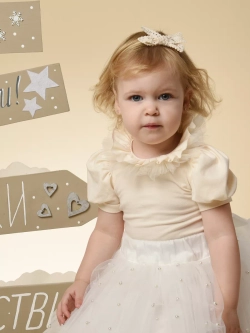 Боди с декоративным воротничком