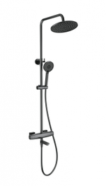 Душевая система с термостатом WONZON & WOGHAND NEO, Темный графит (WW-B3035-A3-BGG)