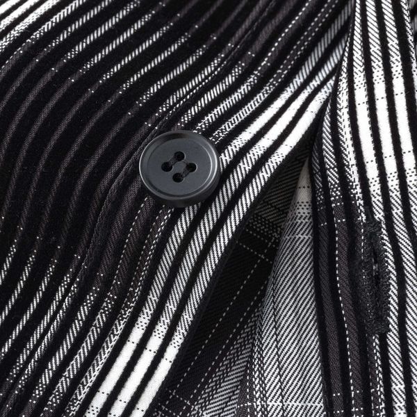 Рубашка Velvet Tartan черная / белая - фото 10