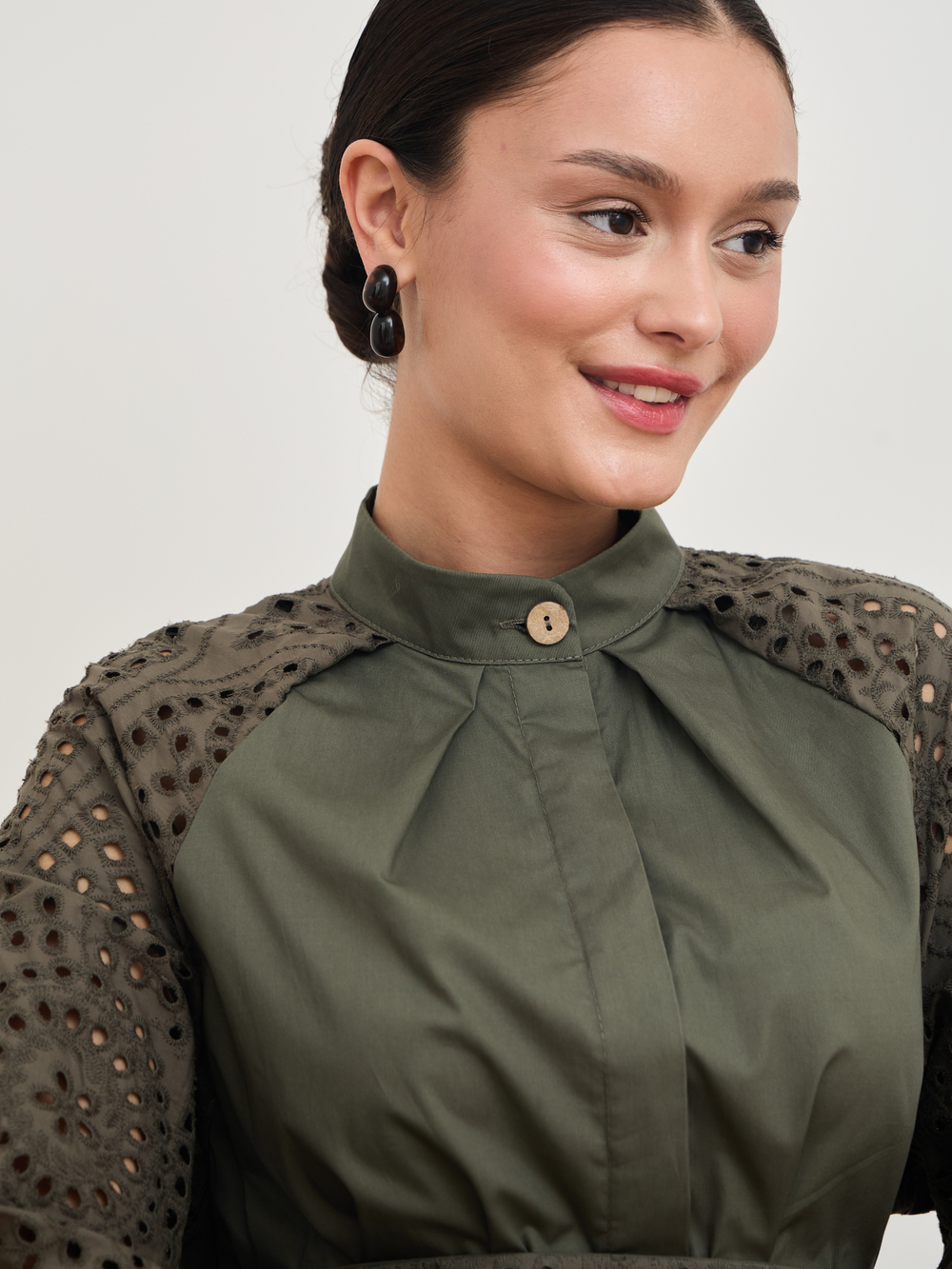 Платье кимоно ажурное