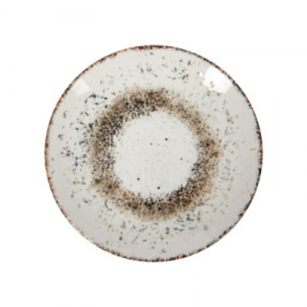 GBSEO27DUR1515 Тарелка круглая d=27 см., плоская, фарфор,цвет бежевый, Crumbs R1515