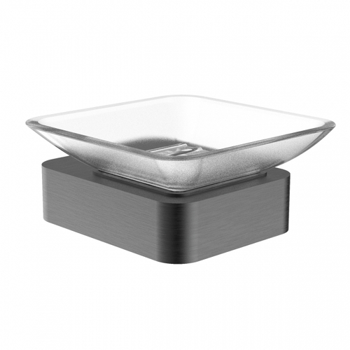 Мыльница с держателем WONZON & WOGHAND LOTTE, Темный графит (WW-8322-BGM)