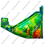 Надувная полоса препятствий "Кокосовое приключение", 25*5*8 м