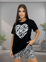 [m]Пижама х/б шорты+футболка УшФ0017