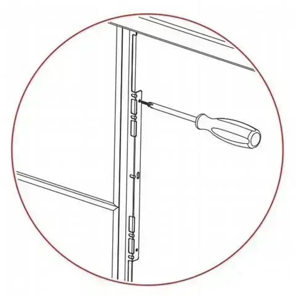 Термоизоляционная планка для духового шкафа 16 мм RAL 9005