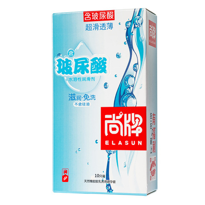 Ультрагладкие с гиалуроновой кислотой презервативы Elasun Ultra-thin and Smooth 1 уп (10 шт)