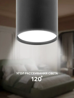Ritter Спот потолочный накладной Arton, черный 59951 7