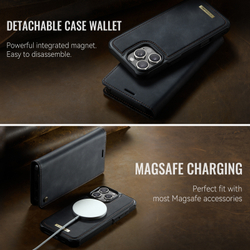 Чехол-кошелек CaseMe 2 in 1 MagSafe iPhone 16 ProMax